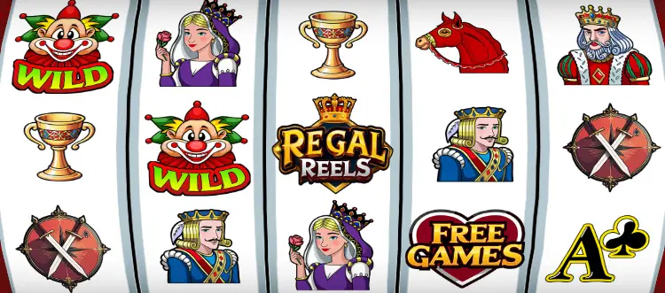 Regal Reels Slot at Spinstopia